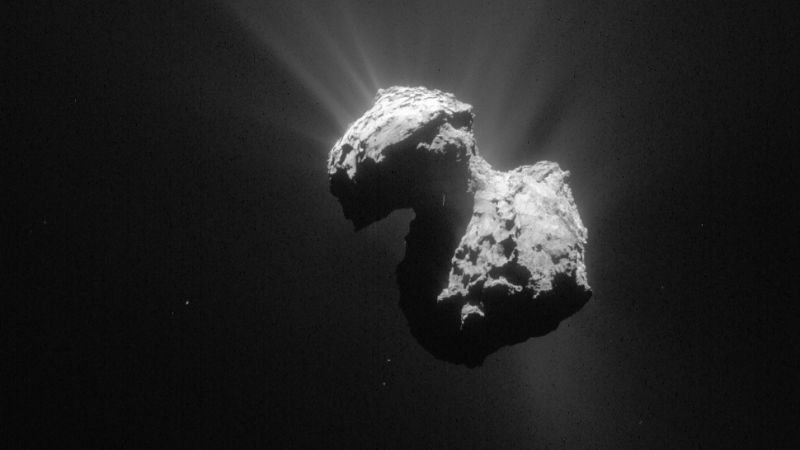 Comet 67P/Churyumov-Gerasimenko (Image: ESA/Rosetta/NAVCAM)